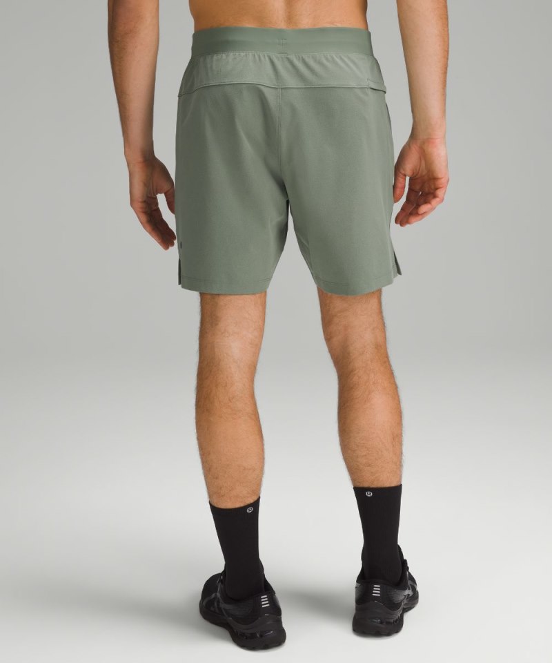 Lululemon Zeroed In Linerless Short 7" Grey Eucalyptus Online Outlet Sale