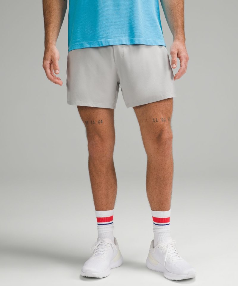 Lululemon Pace Breaker Linerless Short 5" Seal Grey Online Outlet Sale