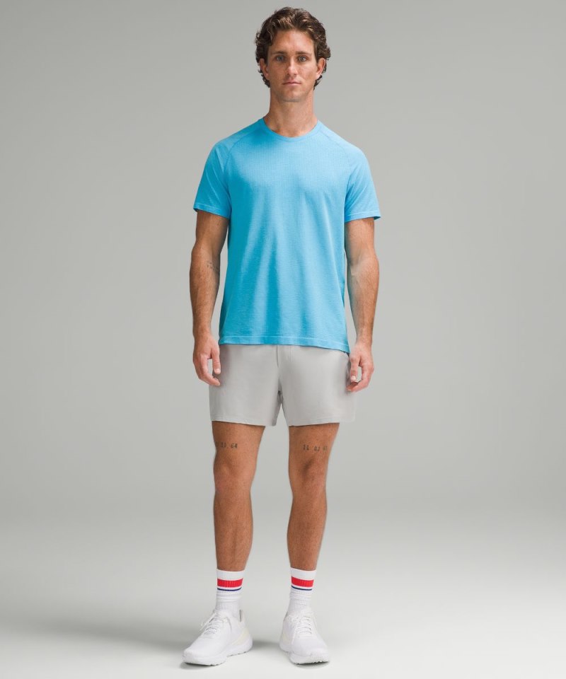 Lululemon Pace Breaker Linerless Short 5" Seal Grey Online Outlet Sale