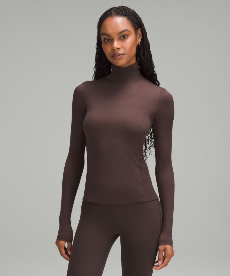 Lululemon Wundermost Ultra-Soft Nulu Long-Sleeve Turtleneck Espresso (not available) Online Outlet Sale