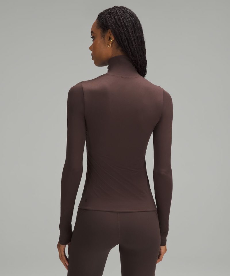 Lululemon Wundermost Ultra-Soft Nulu Long-Sleeve Turtleneck Espresso (not available) Online Outlet Sale