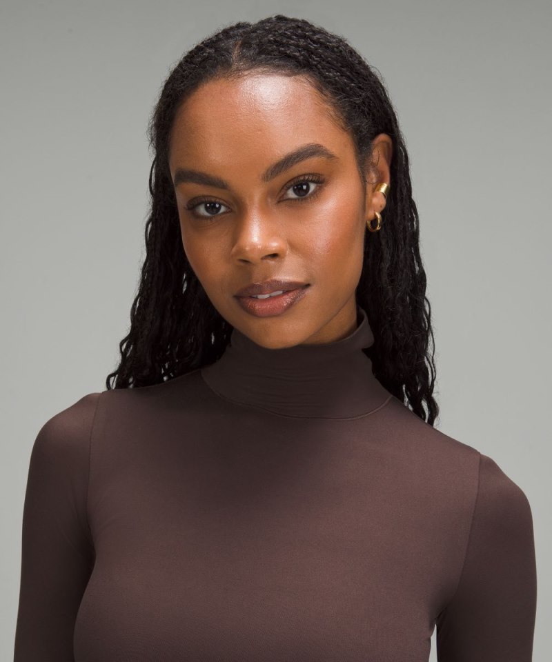 Lululemon Wundermost Ultra-Soft Nulu Long-Sleeve Turtleneck Espresso (not available) Online Outlet Sale
