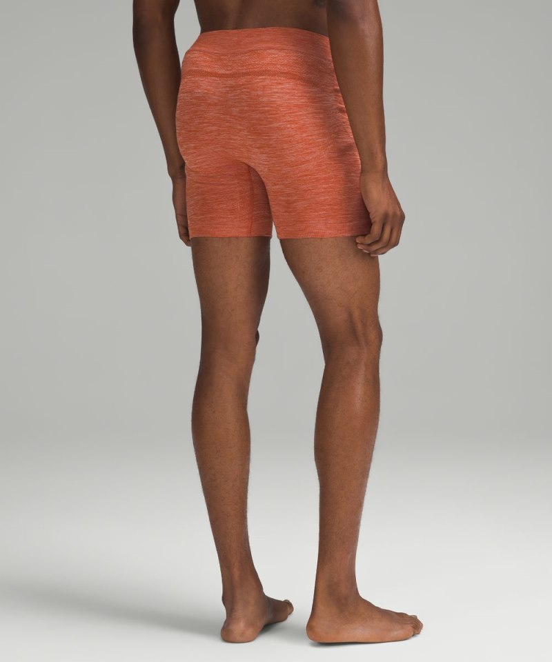 Lululemon Rapid Vent Tech Boxer 5" Heathered Burnt Apricot Online Outlet Sale