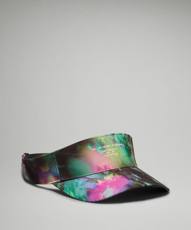 Lululemon Removable Sweatband All-Sport Visor *Pride Discothe?Que Multi Online Outlet Sale