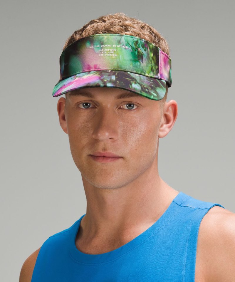 Lululemon Removable Sweatband All-Sport Visor *Pride Discothe?Que Multi Online Outlet Sale