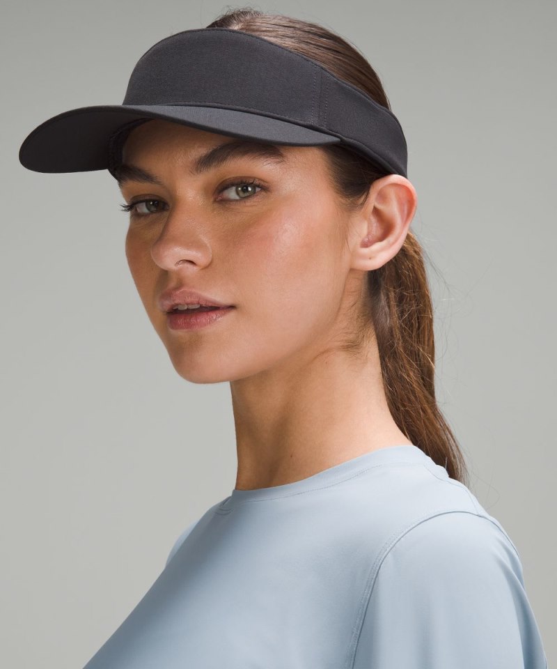 Lululemon Removable Sweatband All-Sport Visor Black Online Outlet Sale