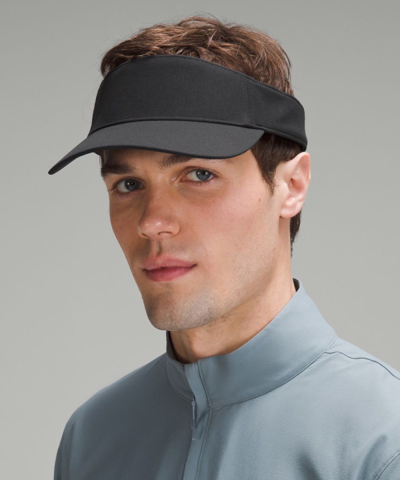 Lululemon Removable Sweatband All-Sport Visor Black Online Outlet Sale