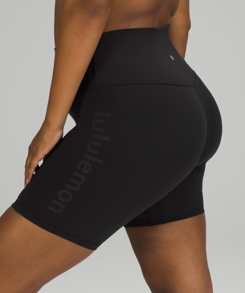 Lululemon lululemon Align™ High-Rise Short 8" *Logo Black Online Outlet Sale