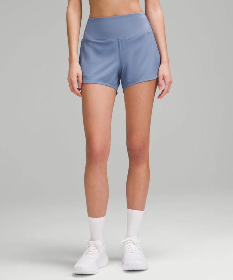 Lululemon Speed Up High-Rise Lined Short 4" Oasis Blue Online Outlet Sale