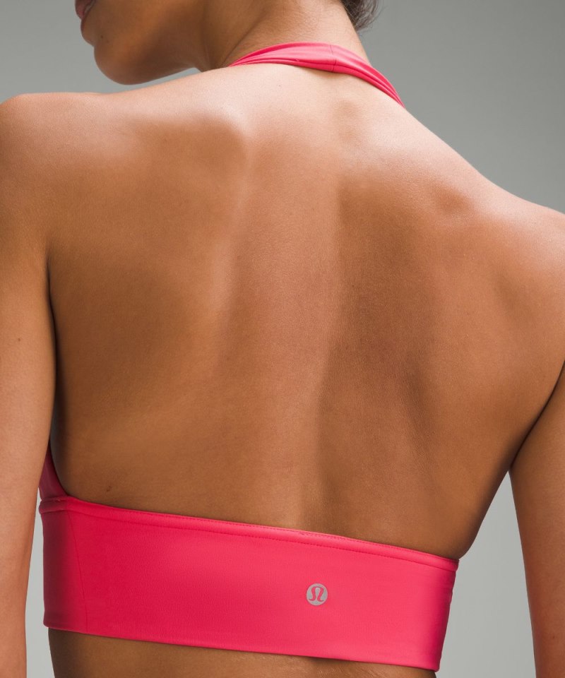 Lululemon lululemon Align™ Halter Bra *Light Support, C / D Cup Glaze Pink Online Outlet Sale