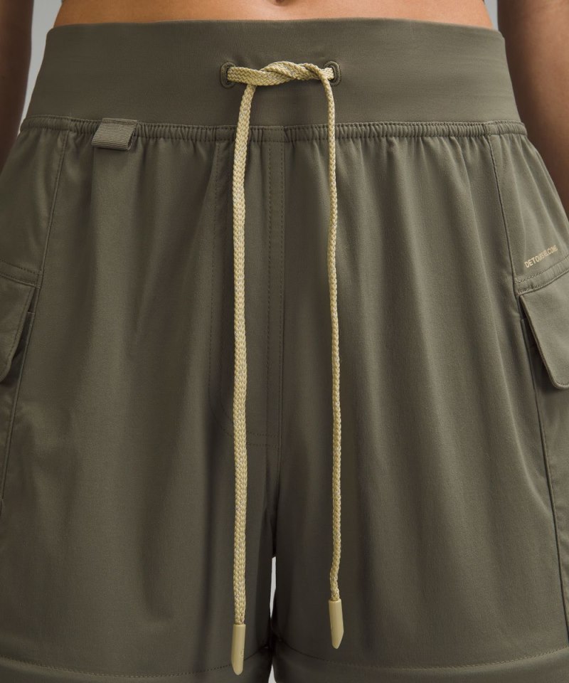 Lululemon Convertible High-Rise Hiking Pant Army Green Online Outlet Sale
