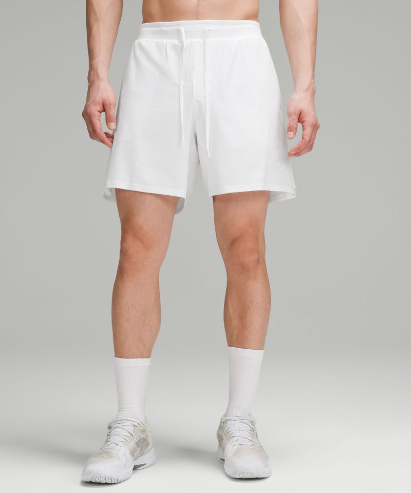 Lululemon Vented Tennis Short 6" Classic Fit White Online Outlet Sale