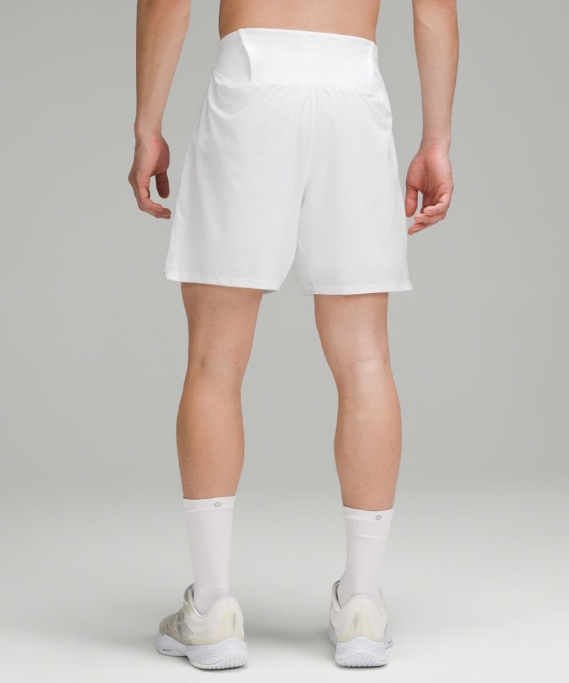 Lululemon Vented Tennis Short 6" Classic Fit White Online Outlet Sale