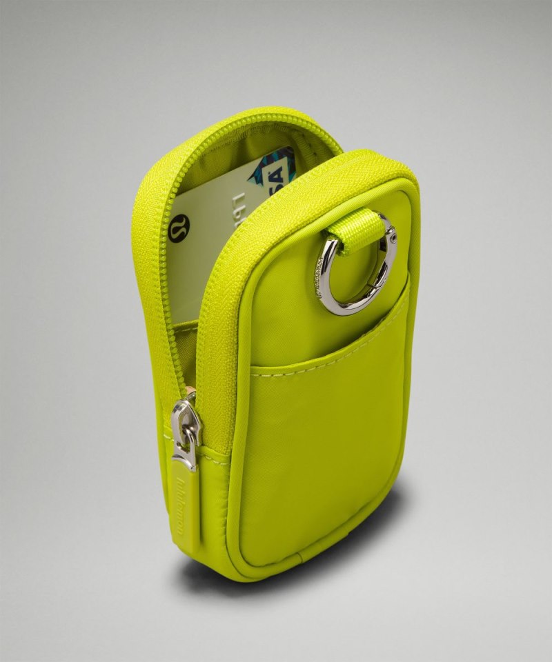 Lululemon Clippable Nano Pouch Lichen Lime Online Outlet Sale