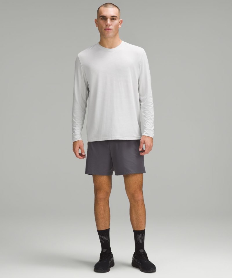 Lululemon License to Train Relaxed-Fit Long-Sleeve Shirt Vapor Online Outlet Sale