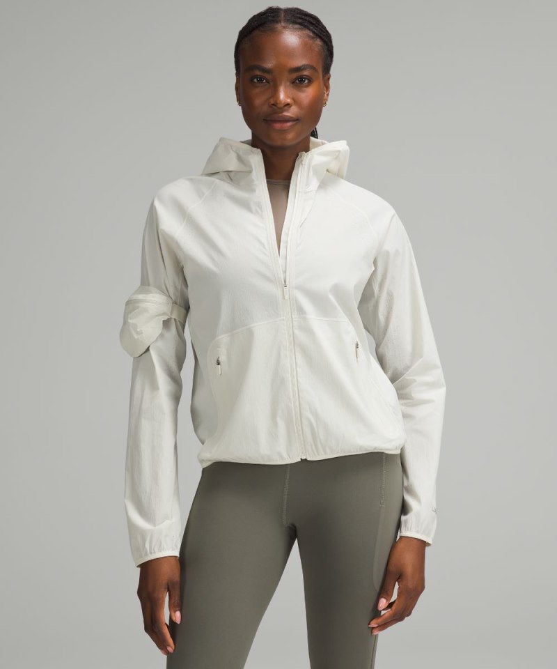 Lululemon Ventilated Packable Trail Running Jacket Bone Online Outlet Sale