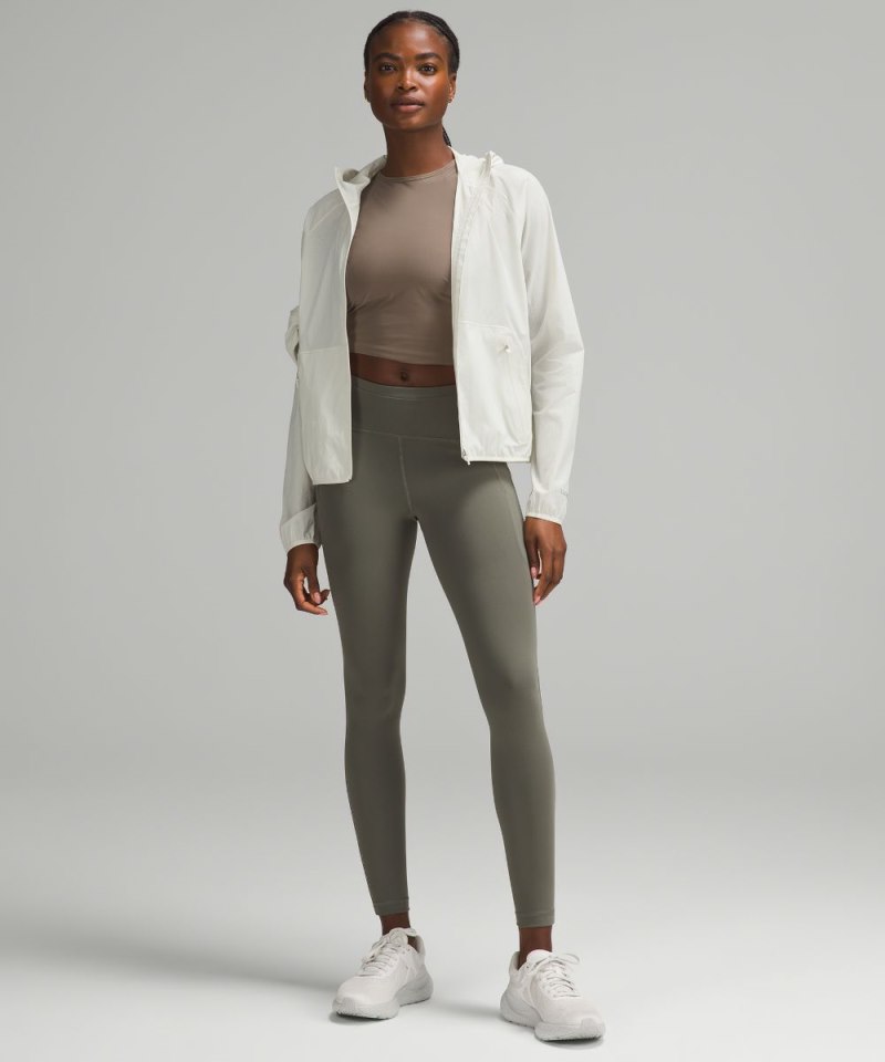 Lululemon Ventilated Packable Trail Running Jacket Bone Online Outlet Sale