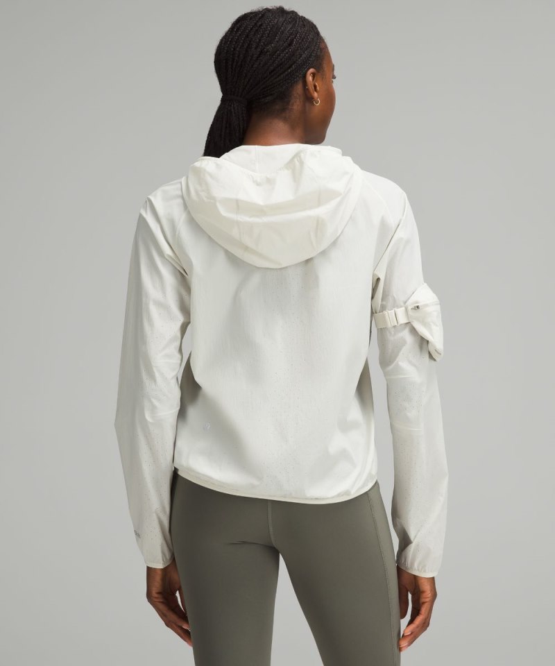Lululemon Ventilated Packable Trail Running Jacket Bone Online Outlet Sale