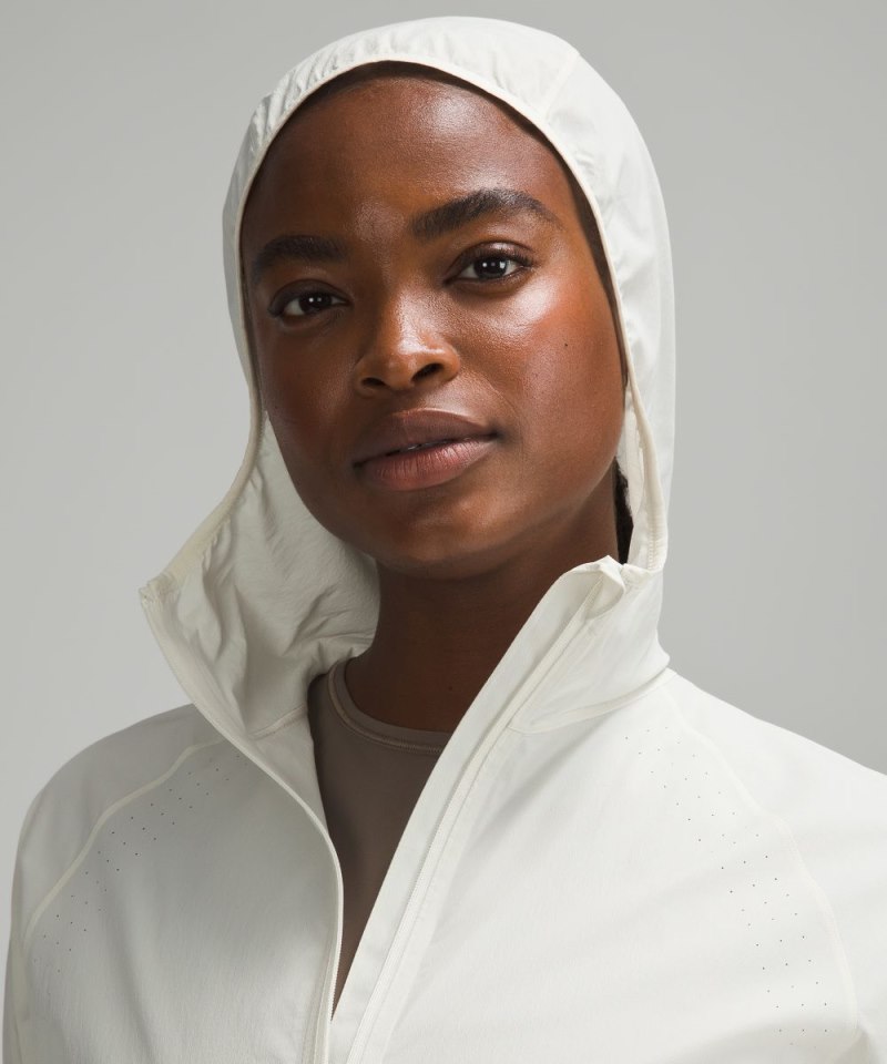 Lululemon Ventilated Packable Trail Running Jacket Bone Online Outlet Sale