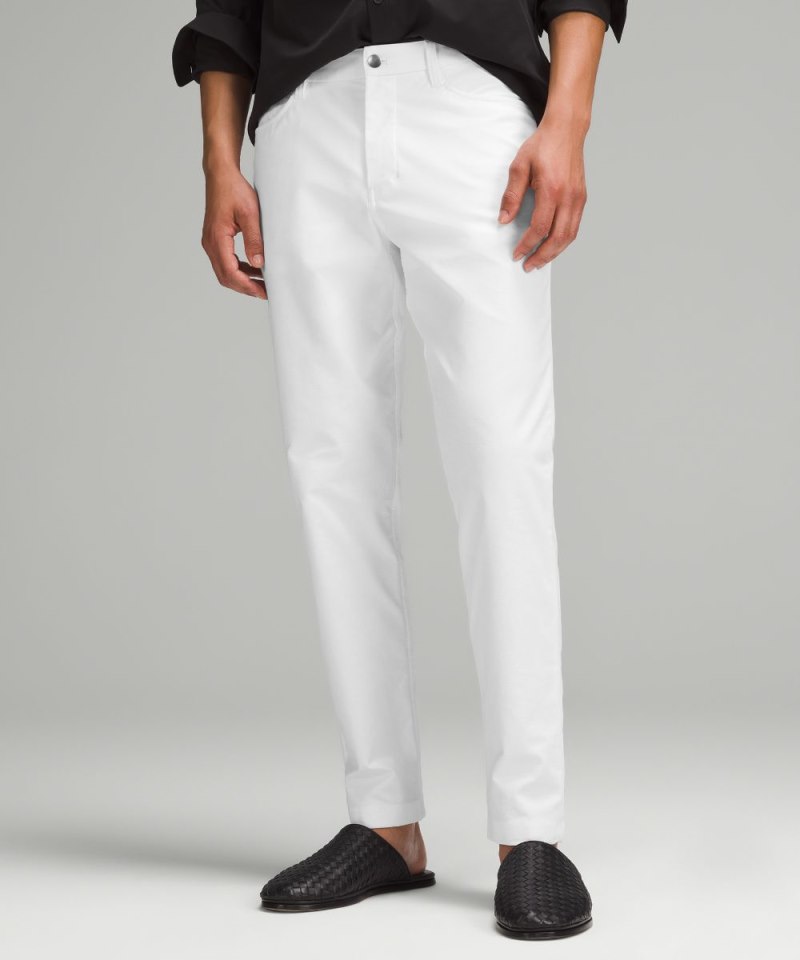 Lululemon ABC Slim-Fit 5 Pocket Pant 32" *Utilitech White Online Outlet Sale