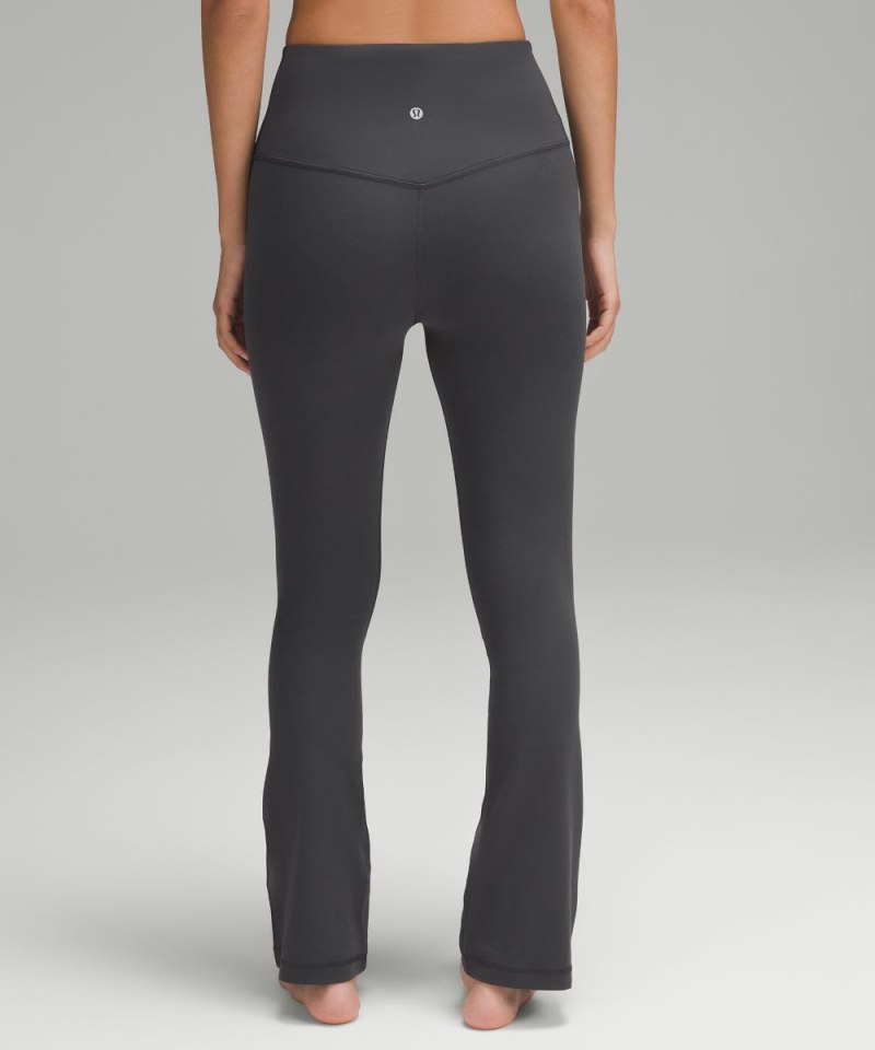 Lululemon lululemon Align™ High-Rise Mini-Flared Pant *Extra Short Graphite Grey Online Outlet Sale