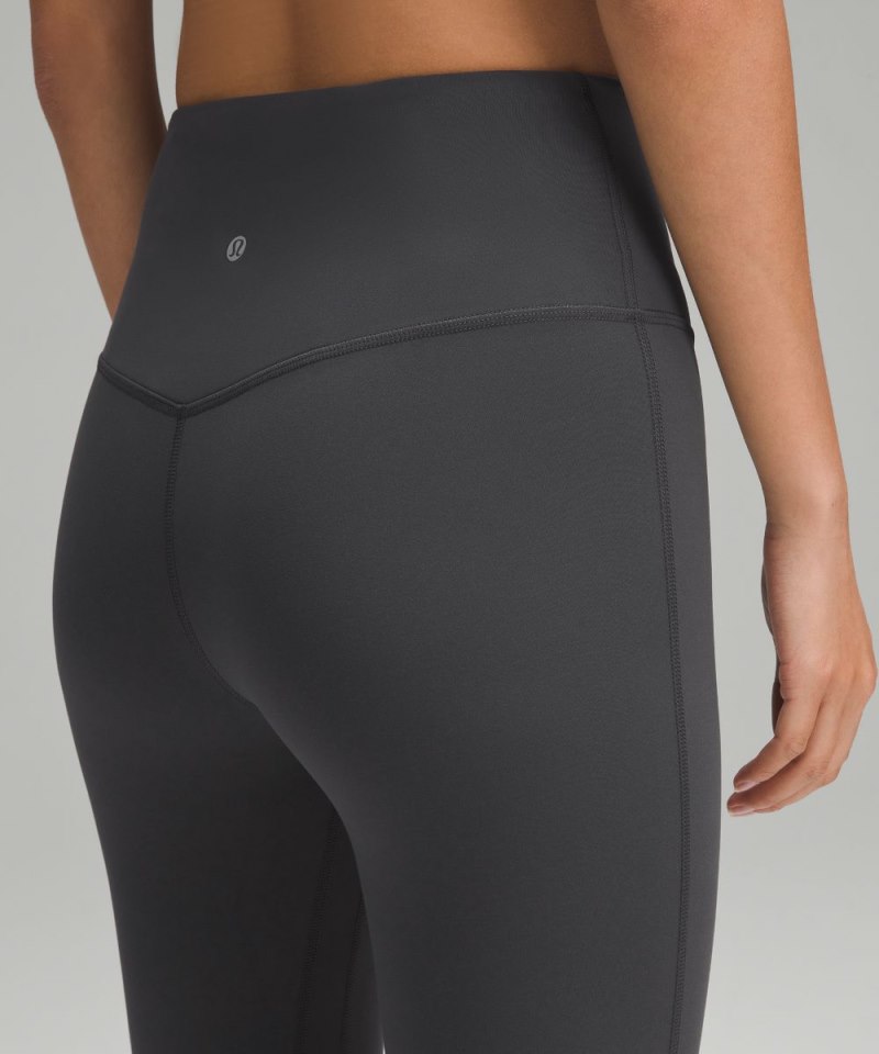 Lululemon lululemon Align™ High-Rise Mini-Flared Pant *Extra Short Graphite Grey Online Outlet Sale