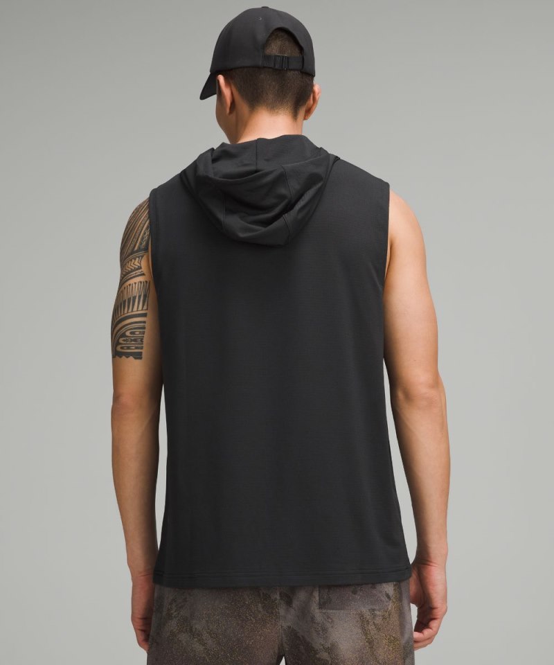 Lululemon License to Train Relaxed-Fit Sleeveless Hoodie Black Online Outlet Sale