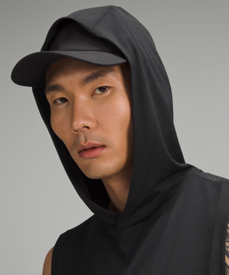 Lululemon License to Train Relaxed-Fit Sleeveless Hoodie Black Online Outlet Sale