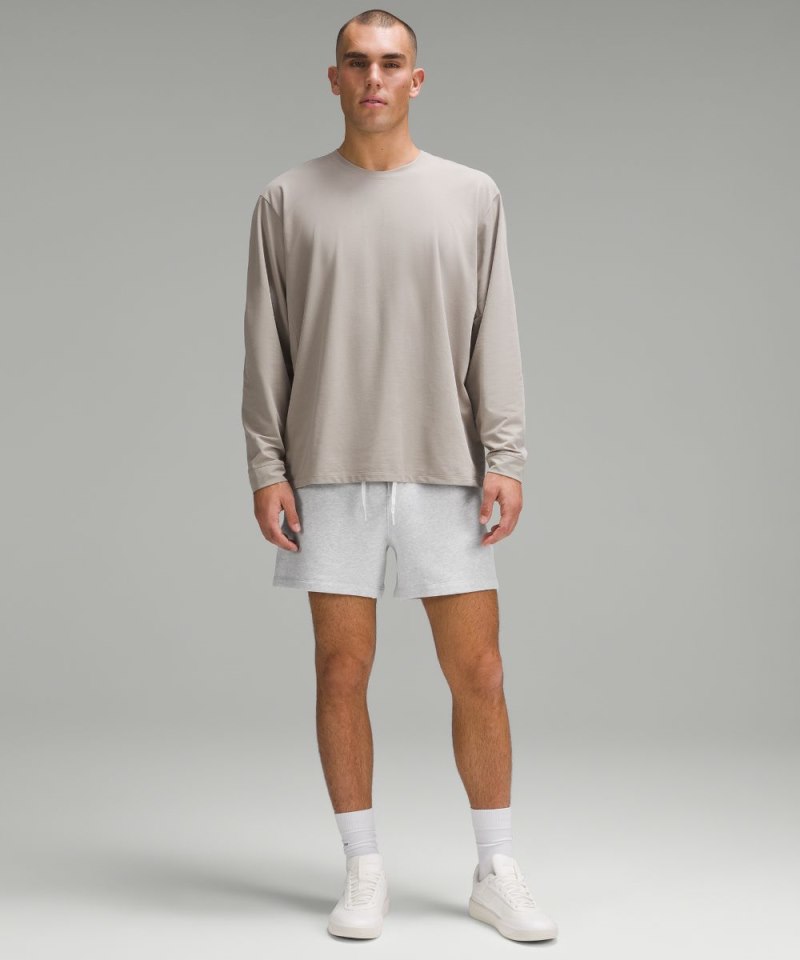 Lululemon Steady State Short 5" Heathered Core Ultra Light Grey Online Outlet Sale