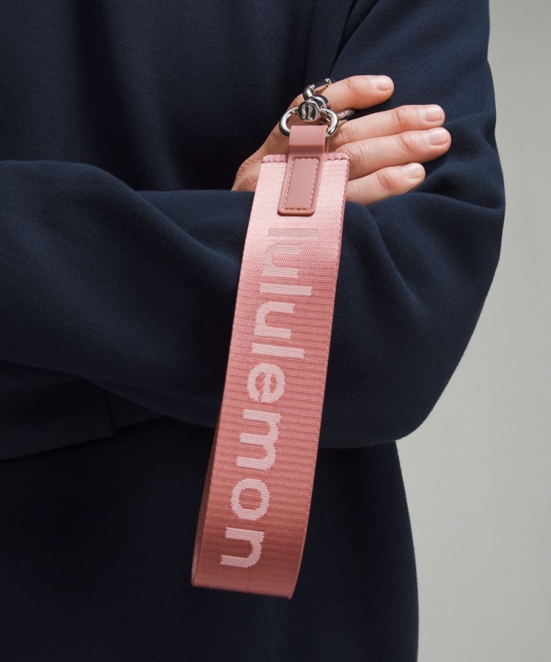 Lululemon Never Lost Keychain Spiced Chai / Flush Pink Online Outlet Sale