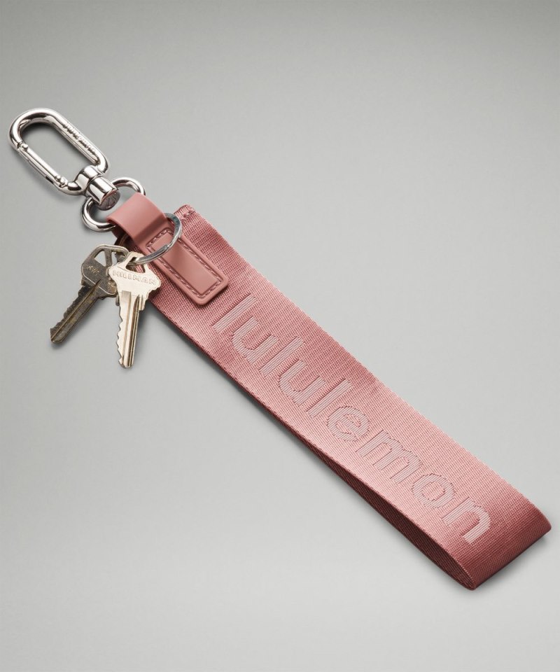 Lululemon Never Lost Keychain Spiced Chai / Flush Pink Online Outlet Sale