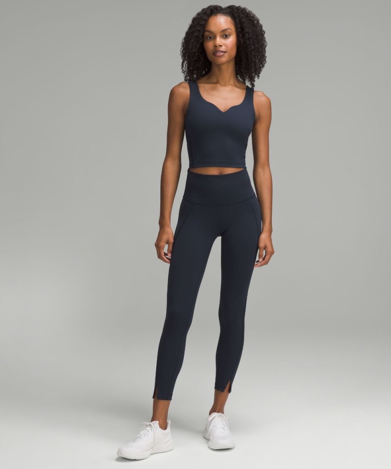 Lululemon Wunder Train Sweetheart Tank Top *Medium Support, B / C Cup True Navy Online Outlet Sale
