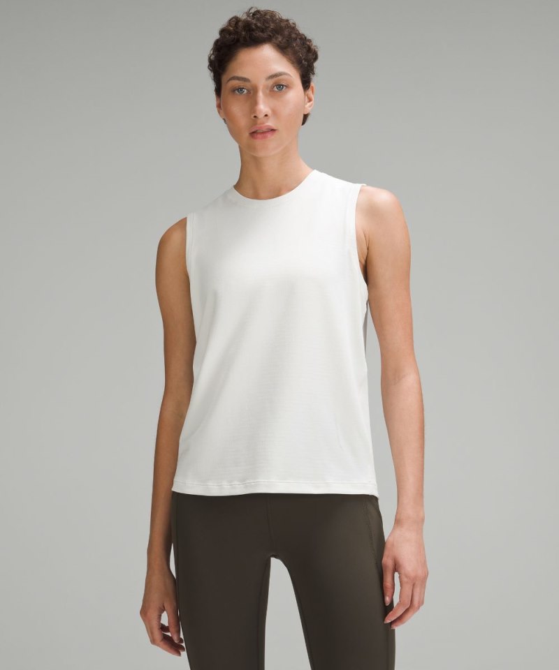 Lululemon License to Train Classic-Fit Tank Top Heathered Bone Online Outlet Sale