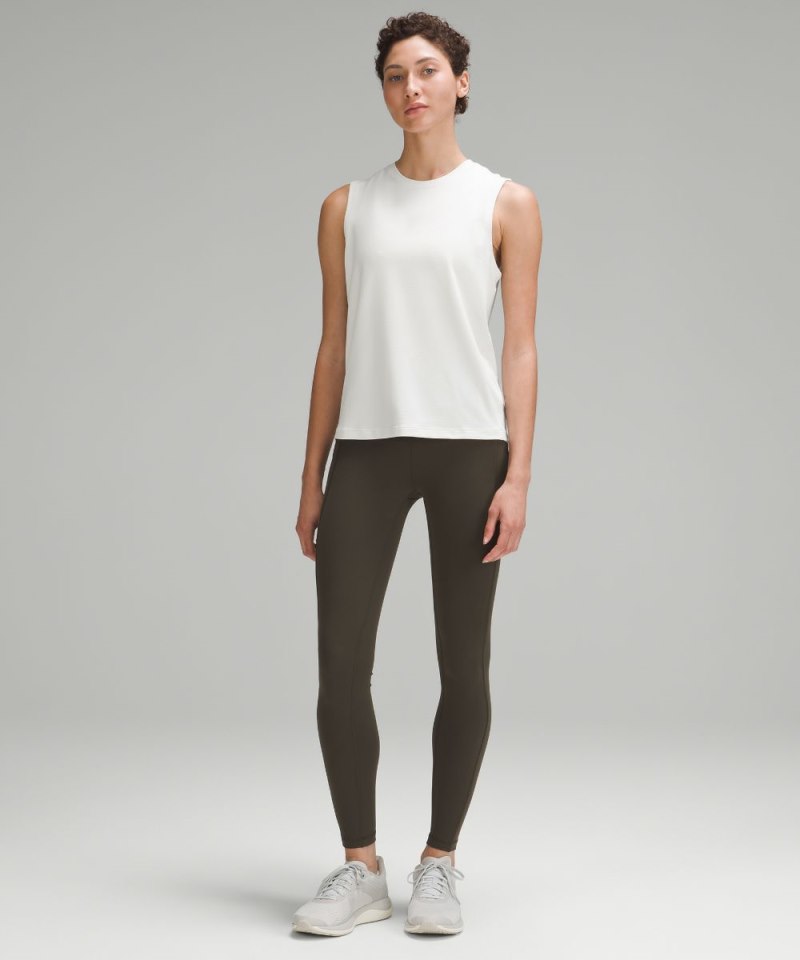 Lululemon License to Train Classic-Fit Tank Top Heathered Bone Online Outlet Sale