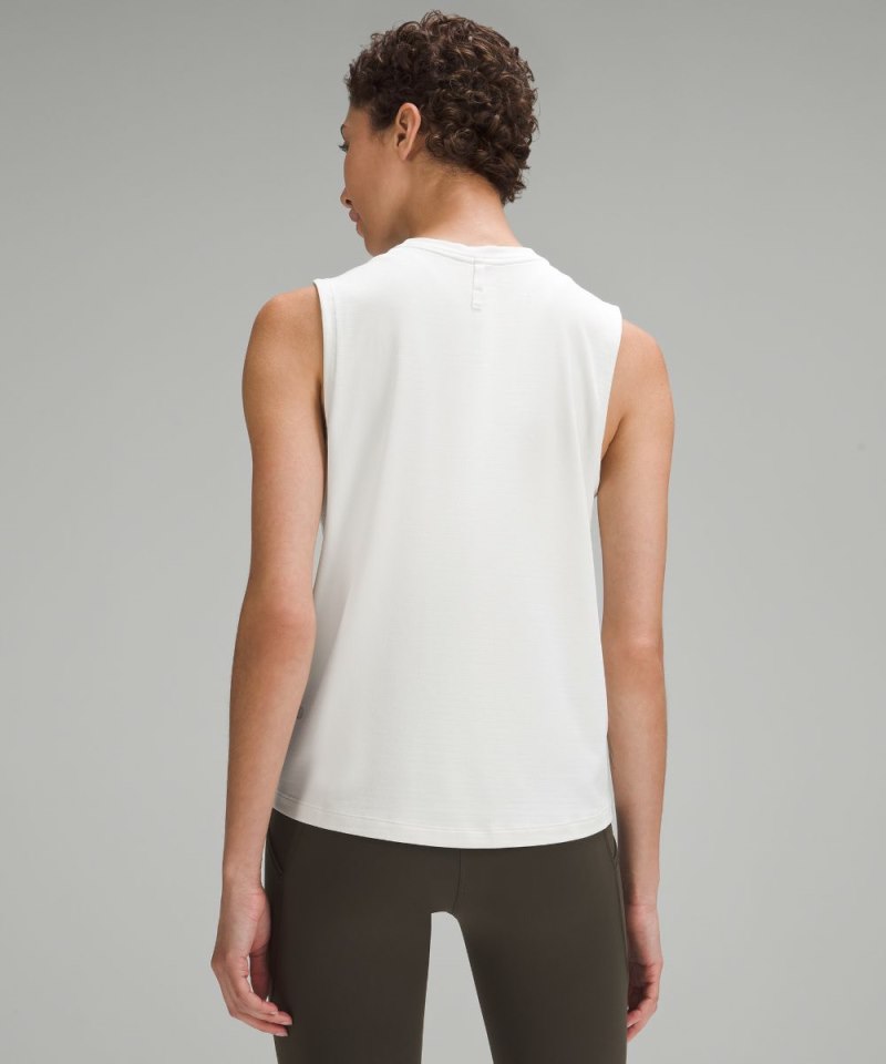 Lululemon License to Train Classic-Fit Tank Top Heathered Bone Online Outlet Sale