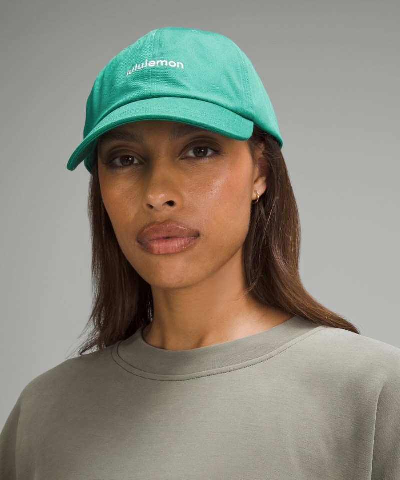 Lululemon Classic Unisex Ball Cap *Wordmark Cascadia Green / White Online Outlet Sale