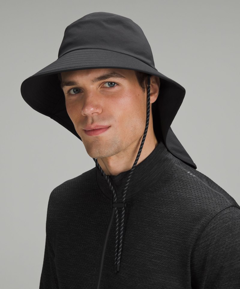 Lululemon All Sport Wide-Brim Hat Black Online Outlet Sale