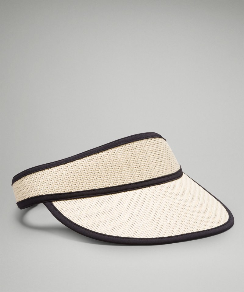 Lululemon Women's Woven Visor Natural / Black Online Outlet Sale