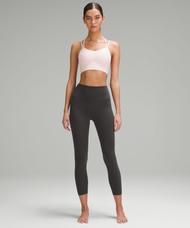 Lululemon Like a Cloud Longline Bra *Light Support, B / C Cup Strawberry Milkshake Online Outlet Sale