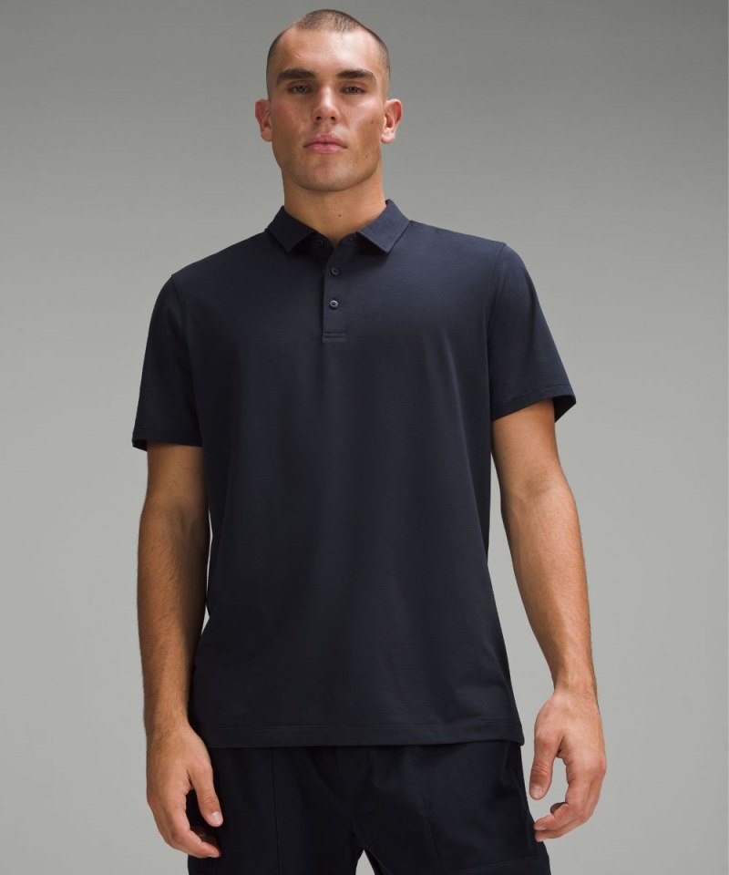 Lululemon Evolution Short-Sleeve Polo Shirt Nautical Navy Online Outlet Sale