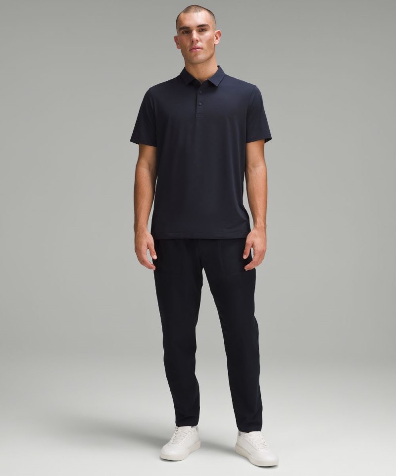 Lululemon Evolution Short-Sleeve Polo Shirt Nautical Navy Online Outlet Sale