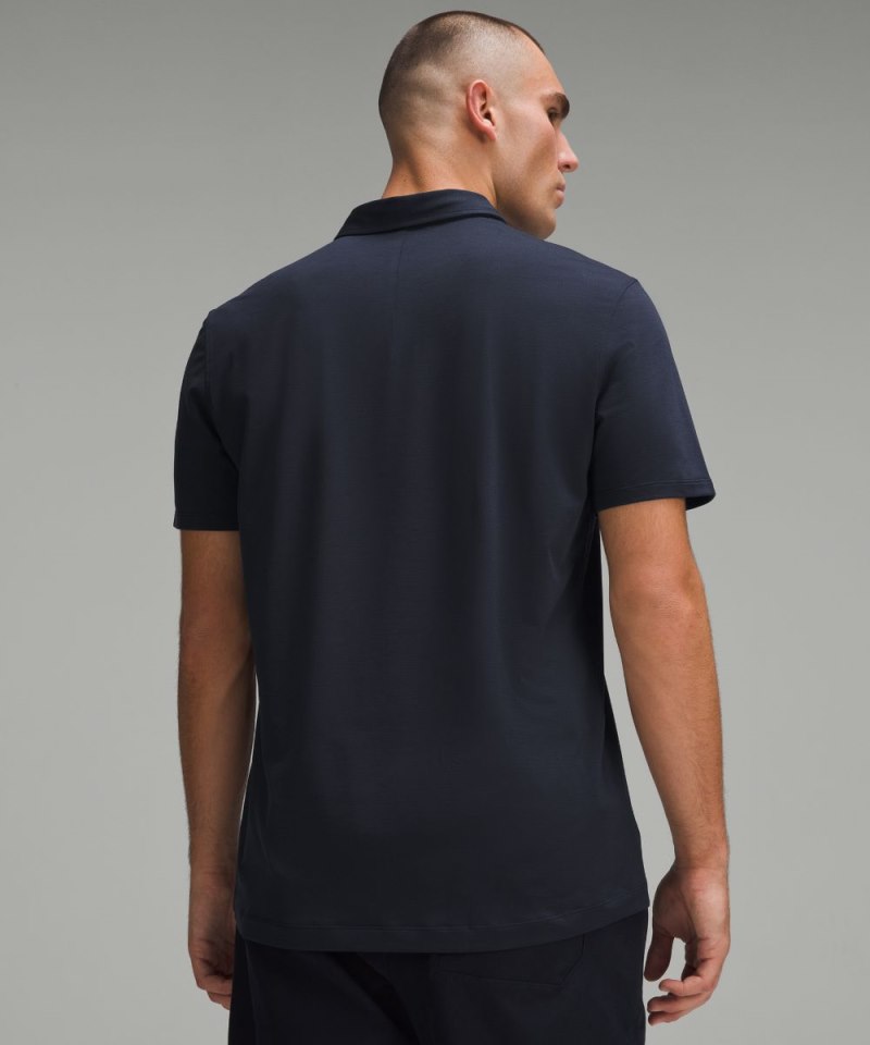 Lululemon Evolution Short-Sleeve Polo Shirt Nautical Navy Online Outlet Sale