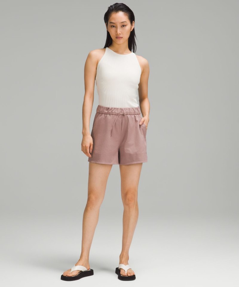 Lululemon Cinchable Waist High-Rise Woven Short 3.5" Twilight Rose Online Outlet Sale
