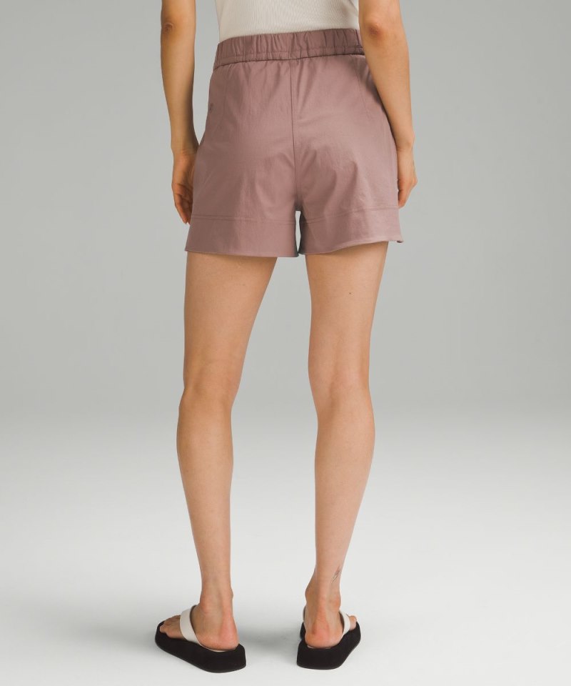 Lululemon Cinchable Waist High-Rise Woven Short 3.5" Twilight Rose Online Outlet Sale