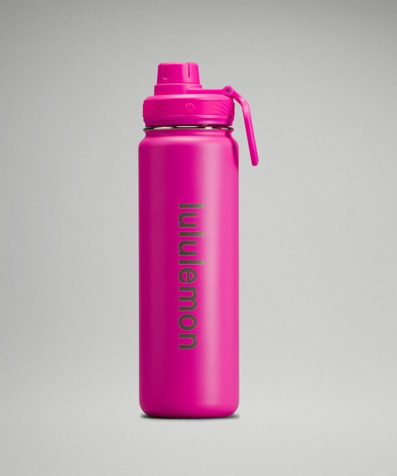 Lululemon Back To Life Sport Bottle 24oz Sonic Pink Online Outlet Sale