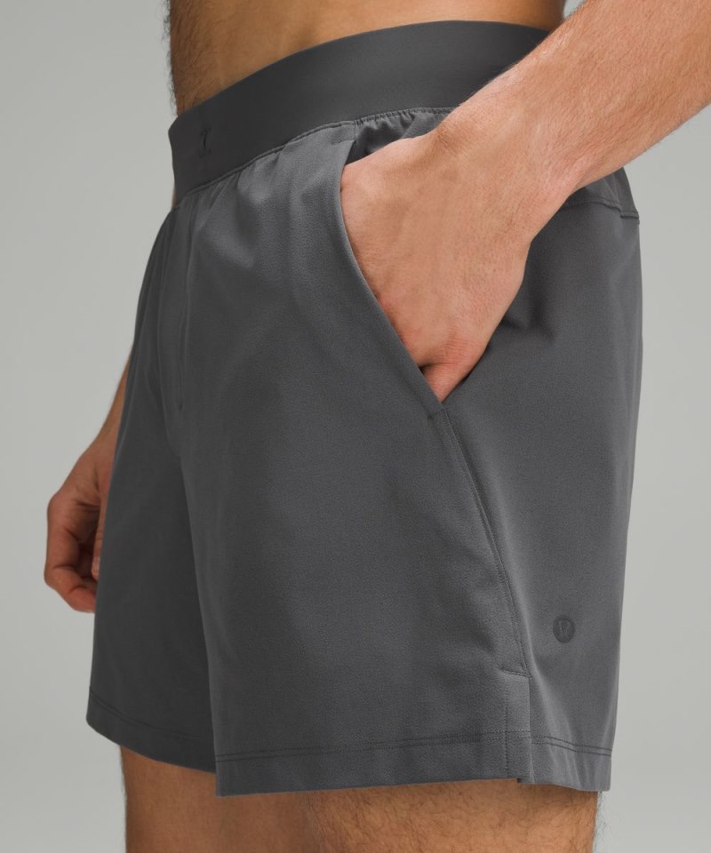 Lululemon Zeroed In Linerless Short 5" Traverse Grey Online Outlet Sale