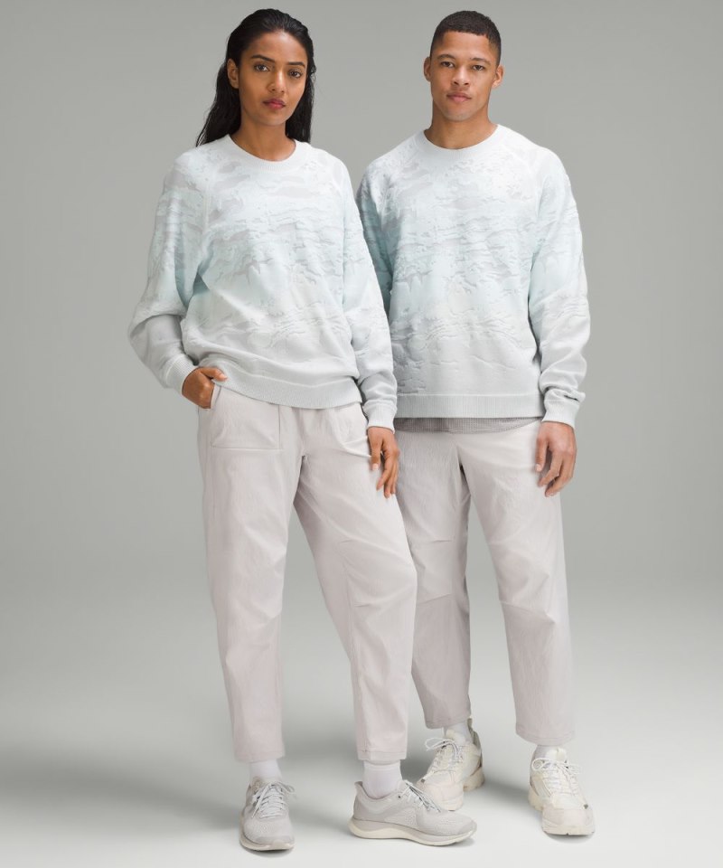 Lululemon lululemon lab Textured Jacquard Sweater Catena Jacquard Light Chrome Multi Online Outlet Sale