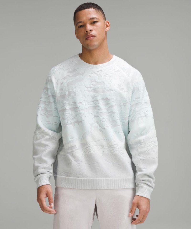 Lululemon lululemon lab Textured Jacquard Sweater Catena Jacquard Light Chrome Multi Online Outlet Sale