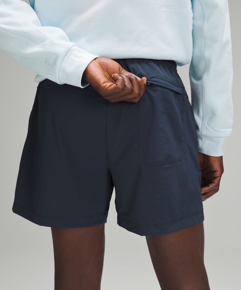 Lululemon Bowline Short 5" *Stretch Ripstop True Navy Online Outlet Sale