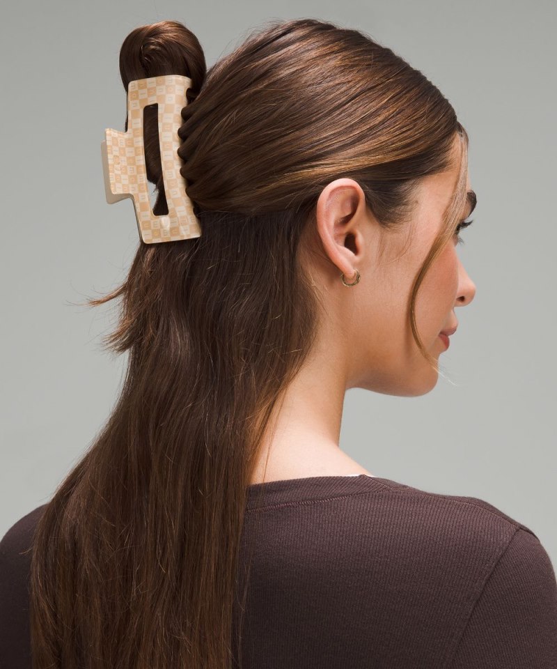 Lululemon Extra Large Claw Hair Clip Bone / Trench Online Outlet Sale